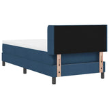 Letto box spring con materasso con materasso Blu 90 x 190 cm