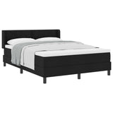 Letto a molle con materasso Nero 200 x 160 cm Poliestere