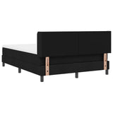 Letto a molle con materasso Nero 200 x 160 cm Poliestere