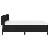 Letto a molle con materasso Nero 200 x 160 cm Poliestere