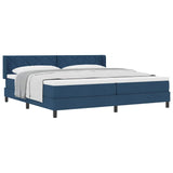 Letto box spring con materasso con materasso Blu 200 x 200 cm