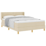 Letto a Molle< / strong> Crema 140 x 190 cm Tessuto