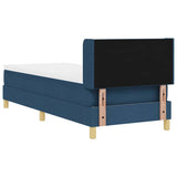 Letto a Molle< / strong> Blu 80 x 200 cm Tessuto