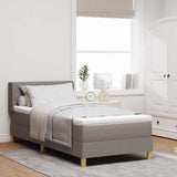 Letto a molle con testiera Talpa 190 x 90 cm Tessuto