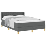Letto a Molle< / strong> Grigio scuro 140 x 190 cm