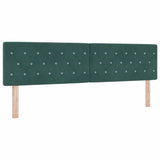 Letto a molle con materasso Verde Scuro 200 x 180 cm Poliestere