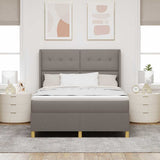 Letto a molle con testiera Talpa 160 x 200 cm Tessuto