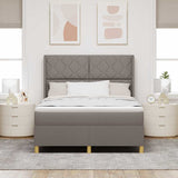 Letto a Molle con materasso Talpa 140 x 190 cm Tessuto