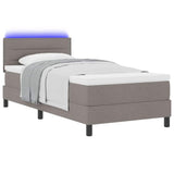 Letto a molle con materasso con led Talpa 80 x 200 cm Tessuto