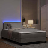 Letto a molle con materasso con led Talpa 120 x 190 cm Tessuto