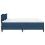 Letto a molle con materasso con led Blu 180 x 200 cm Tessuto