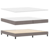 Letto a molle con strisce LED Talpa 200 x 200 cm Tessuto