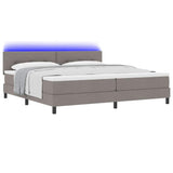Letto a molle con strisce LED Talpa 200 x 200 cm Tessuto