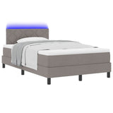 Letto a molle con strisce LED Talpa 120 x 200 cm Tessuto
