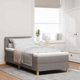 Letto a Sorgente LED con materasso Talpa 80 x 200 cm Tessuto