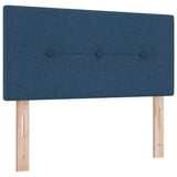 Letto a Sorgente LED con strisce LED Blu 90 x 190 cm Tessuto
