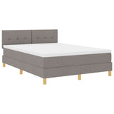 Letto a Sorgente LED con materasso Talpa 140 x 190 cm Tessuto