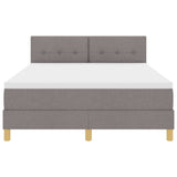 Letto a Sorgente LED con materasso Talpa 140 x 190 cm Tessuto
