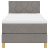 Letto a Sorgente LED con materasso Talpa 80 x 200 cm Tessuto