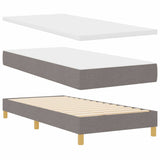 Letto a Sorgente LED con materasso Talpa 90 x 190 cm Tessuto