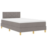 Letto a Sorgente LED con materasso Talpa 120 x 200 cm Tessuto