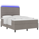Letto a molle con materasso con led Talpa 140 x 190 cm Tessuto