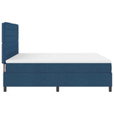 Letto a molle con materasso con led Blu 180 x 200 cm Tessuto