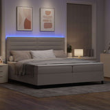 Letto a molle con materasso con led Talpa 200 x 200 cm Tessuto