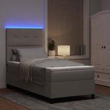 Letto a molle con strisce LED Talpa 90 x 190 cm Tessuto