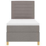 Letto a Sorgente LED con materasso Talpa 90 x 200 cm Tessuto