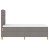 Letto a Sorgente LED con materasso Talpa 90 x 200 cm Tessuto