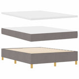 Letto a Sorgente LED con materasso Talpa 140 x 200 cm Tessuto