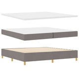 Letto a Sorgente LED con materasso Talpa 200 x 200 cm Tessuto