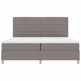 Letto a Sorgente LED con materasso Talpa 200 x 200 cm Tessuto