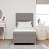 Letto a Sorgente LED con testiera Talpa 90 x 190 cm Tessuto