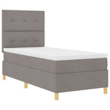 Letto a Sorgente LED con testiera Talpa 90 x 190 cm Tessuto