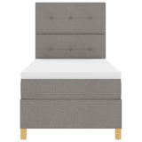 Letto a Sorgente LED con testiera Talpa 90 x 190 cm Tessuto