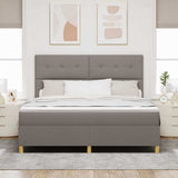Letto a Sorgente LED con materasso Talpa 180 x 200 cm Tessuto