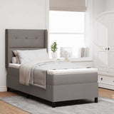 Letto a Sorgente LED con materasso Talpa 90 x 190 cm Tessuto