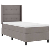 Letto a Sorgente LED con materasso Talpa 90 x 190 cm Tessuto