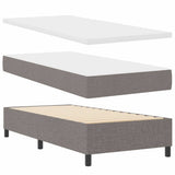 Letto a Sorgente LED con materasso Talpa 90 x 190 cm Tessuto