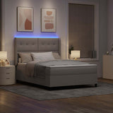 Letto a Sorgente LED con testiera Talpa 160 x 200 cm Tessuto