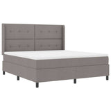 Letto a Sorgente LED con testiera Talpa 180 x 200 cm Tessuto