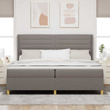 Letto a molle con materasso Talpa 140 x 200 cm Tessuto