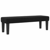 Letto a molle con materasso Nero 120 x 190 cm Tessuto