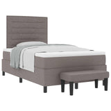 Letto a molle con testiera Talpa 120 x 200 cm Tessuto