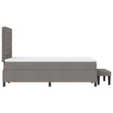Letto a molle con testiera Talpa 120 x 200 cm Tessuto