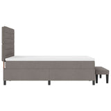 Letto a molle con materasso Talpa 140 x 190 cm Tessuto