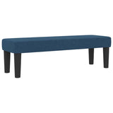 Letto a molle con testiera Blu 180 x 200 cm Tessuto