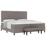 Letto a molle con testiera Talpa 200 x 200 cm Tessuto